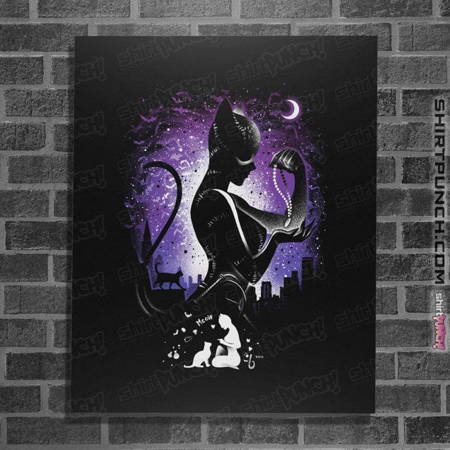 Secret_Shirts Posters / 4"x6" / Black The Cat.