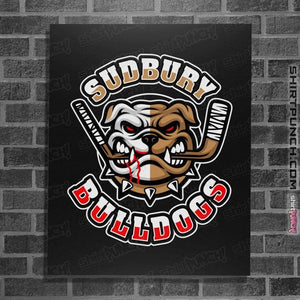 Daily_Deal_Shirts Posters / 4"x6" / Black Bulldogs