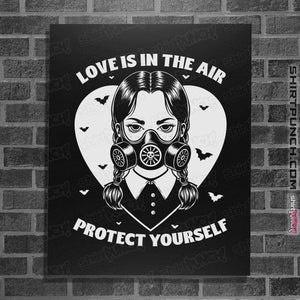 Daily_Deal_Shirts Posters / 4"x6" / Black Love Is In The Air