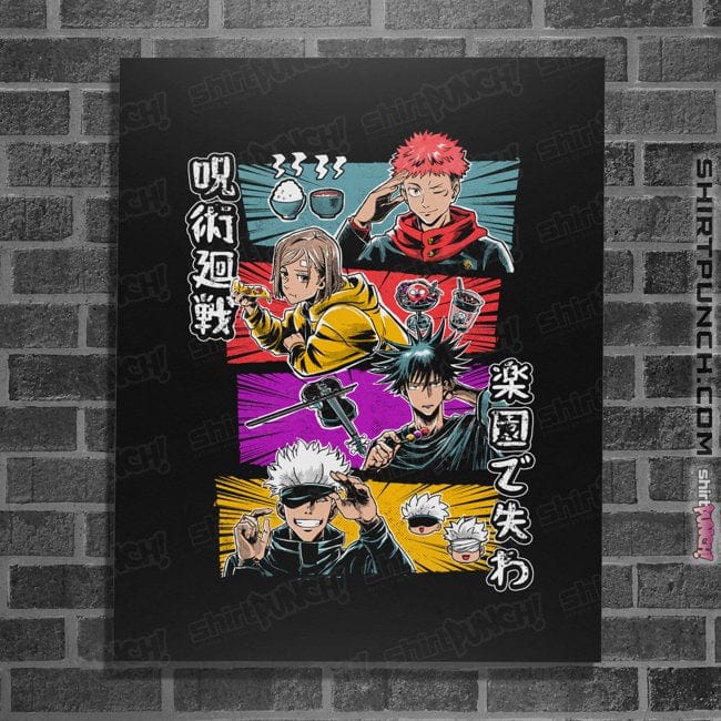 Secret_Shirts Posters / 4"x6" / Black Lunch Time