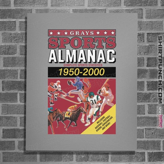 Secret_Shirts Posters / 4"x6" / Sports Grey Sports Almanac