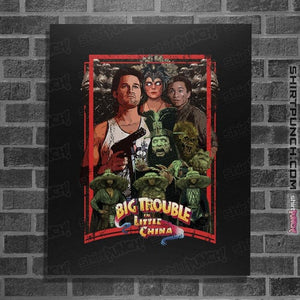 Secret_Shirts Posters / 4"x6" / Black Big Trouble