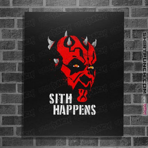 Secret_Shirts Posters / 4"x6" / Black Sith Happens