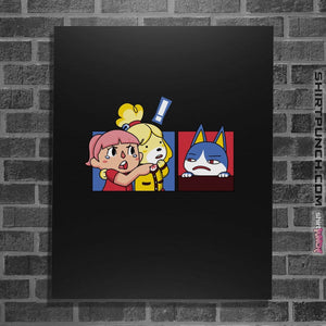 Shirts Posters / 4"x6" / Black Meme Crossing