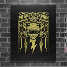Load image into Gallery viewer, Shirts Posters / 4&quot;x6&quot; / Black Yellow Ranger

