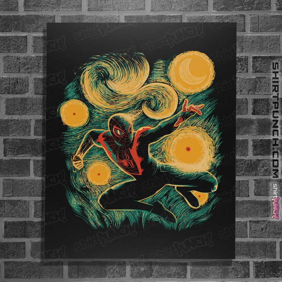 Shirts Posters / 4"x6" / Black Starry Miles