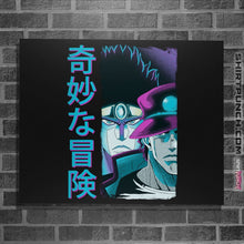 Load image into Gallery viewer, Shirts Posters / 4&quot;x6&quot; / Black JoJo&#39;s Bizarre Adventure
