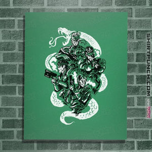 Daily_Deal_Shirts Posters / 4"x6" / Irish Green Snake Legacy