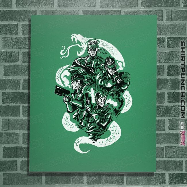 Daily_Deal_Shirts Posters / 4"x6" / Irish Green Snake Legacy