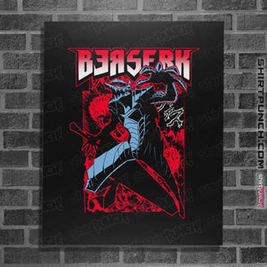 Shirts Posters / 4"x6" / Black Berserker Guts