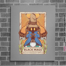 Load image into Gallery viewer, Secret_Shirts Posters / 4&quot;x6&quot; / Sports Grey Black Mage Tarot Card
