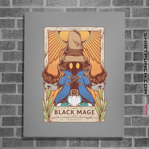 Secret_Shirts Posters / 4"x6" / Sports Grey Black Mage Tarot Card