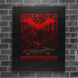 Daily_Deal_Shirts Posters / 4"x6" / Black Dark City