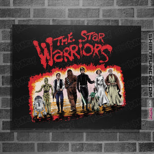 Shirts Posters / 4"x6" / Black Star Warriors