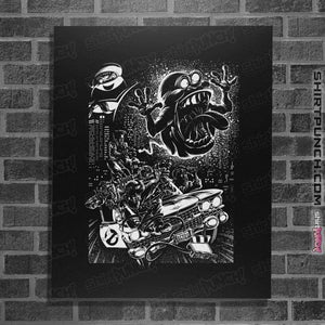 Daily_Deal_Shirts Posters / 4"x6" / Black Real Busters