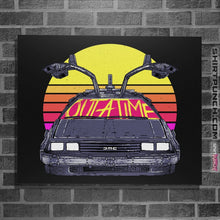 Load image into Gallery viewer, Shirts Posters / 4&quot;x6&quot; / Black Outatime In The 80s
