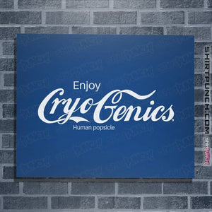 Shirts Posters / 4"x6" / Royal Blue Cryogenics