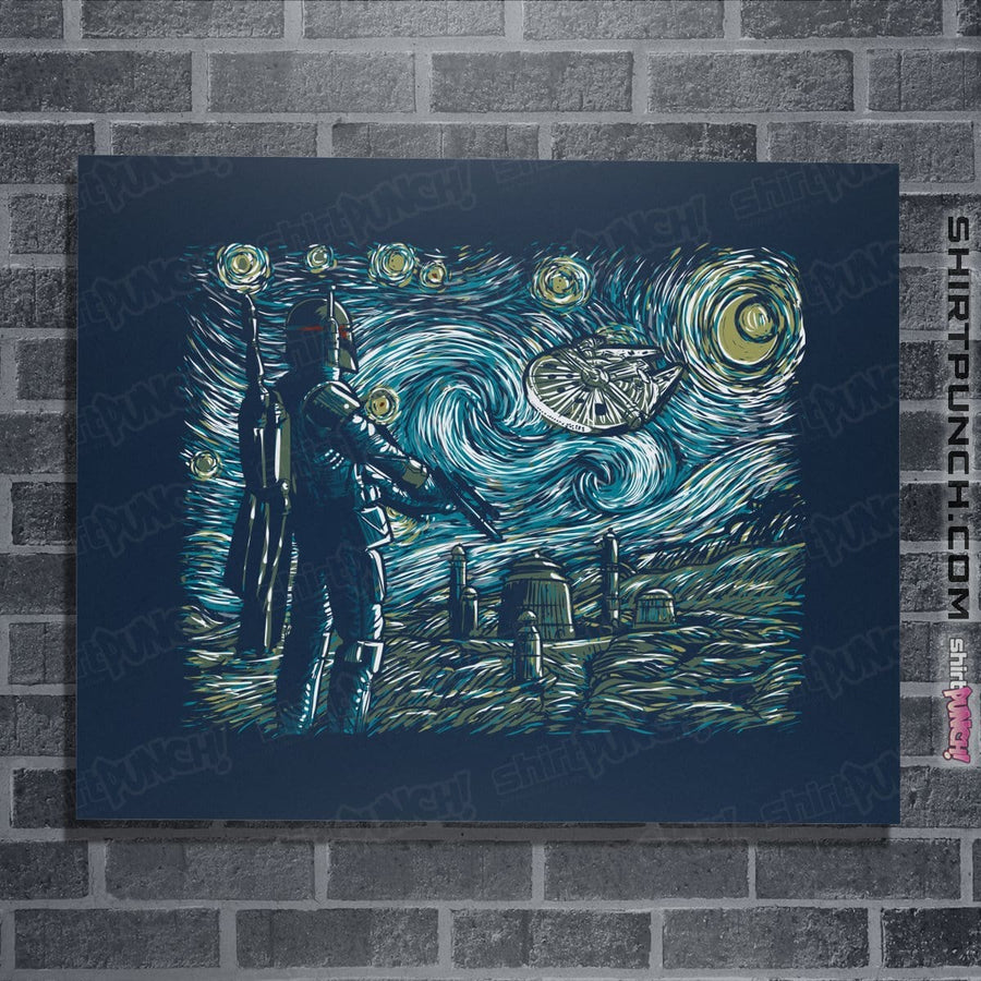 Secret_Shirts Posters / 4"x6" / Navy Starry Wars