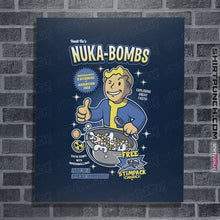 Load image into Gallery viewer, Shirts Posters / 4&quot;x6&quot; / Navy Nuka Bombs
