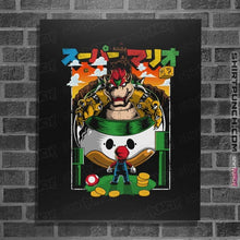 Load image into Gallery viewer, Secret_Shirts Posters / 4&quot;x6&quot; / Black It&#39;s A Me, Bowser
