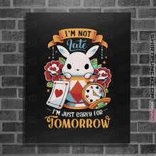 Load image into Gallery viewer, Daily_Deal_Shirts Posters / 4&quot;x6&quot; / Black Wondrous Rabbit
