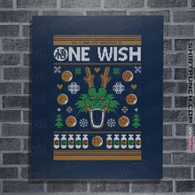 Load image into Gallery viewer, Shirts Posters / 4&quot;x6&quot; / Navy A Very Shenron Christmas
