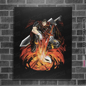 Secret_Shirts Posters / 4"x6" / Black Dark Guts