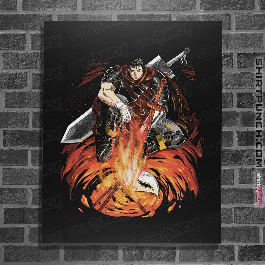 Secret_Shirts Posters / 4"x6" / Black Dark Guts