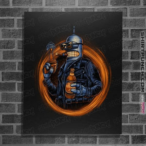 Daily_Deal_Shirts Posters / 4"x6" / Black Benderminator