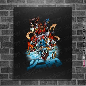 Daily_Deal_Shirts Posters / 4"x6" / Black Universe Speed