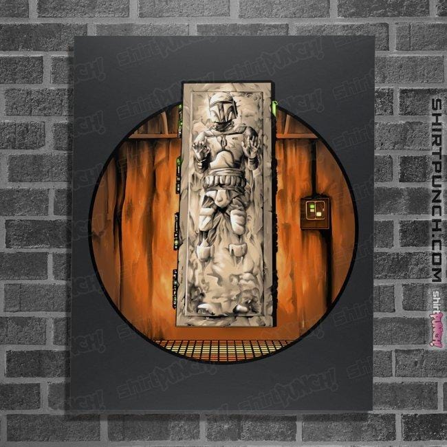 Shirts Posters / 4"x6" / Dark Heather Hans Revenge
