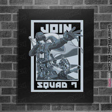 Load image into Gallery viewer, Shirts Posters / 4&quot;x6&quot; / Black Join Squad 7
