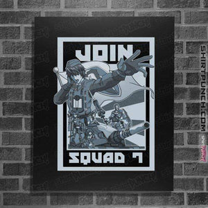 Shirts Posters / 4"x6" / Black Join Squad 7