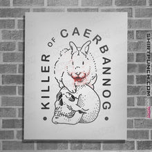 Load image into Gallery viewer, Shirts Posters / 4&quot;x6&quot; / White Killer Rabbit of Caerbannog
