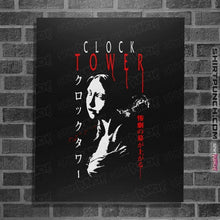Load image into Gallery viewer, Daily_Deal_Shirts Posters / 4&quot;x6&quot; / Black Clock Fear
