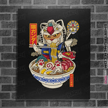 Load image into Gallery viewer, Daily_Deal_Shirts Posters / 4&quot;x6&quot; / Black Ramen Gundam
