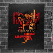 Load image into Gallery viewer, Shirts Posters / 4&quot;x6&quot; / Black Another Story Of Redemption
