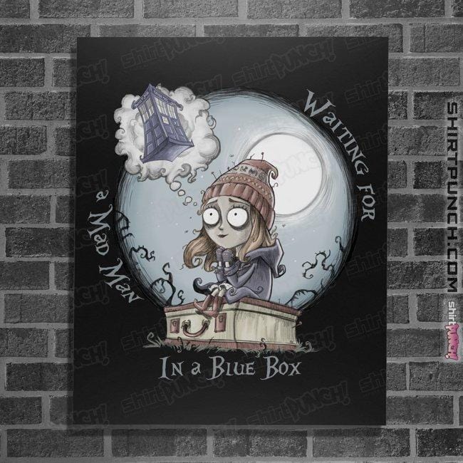 Shirts Posters / 4"x6" / Black The Girl Who Waited
