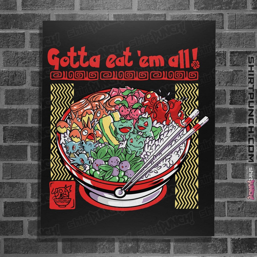 Secret_Shirts Posters / 4"x6" / Black Poke Bowl Secret Sale