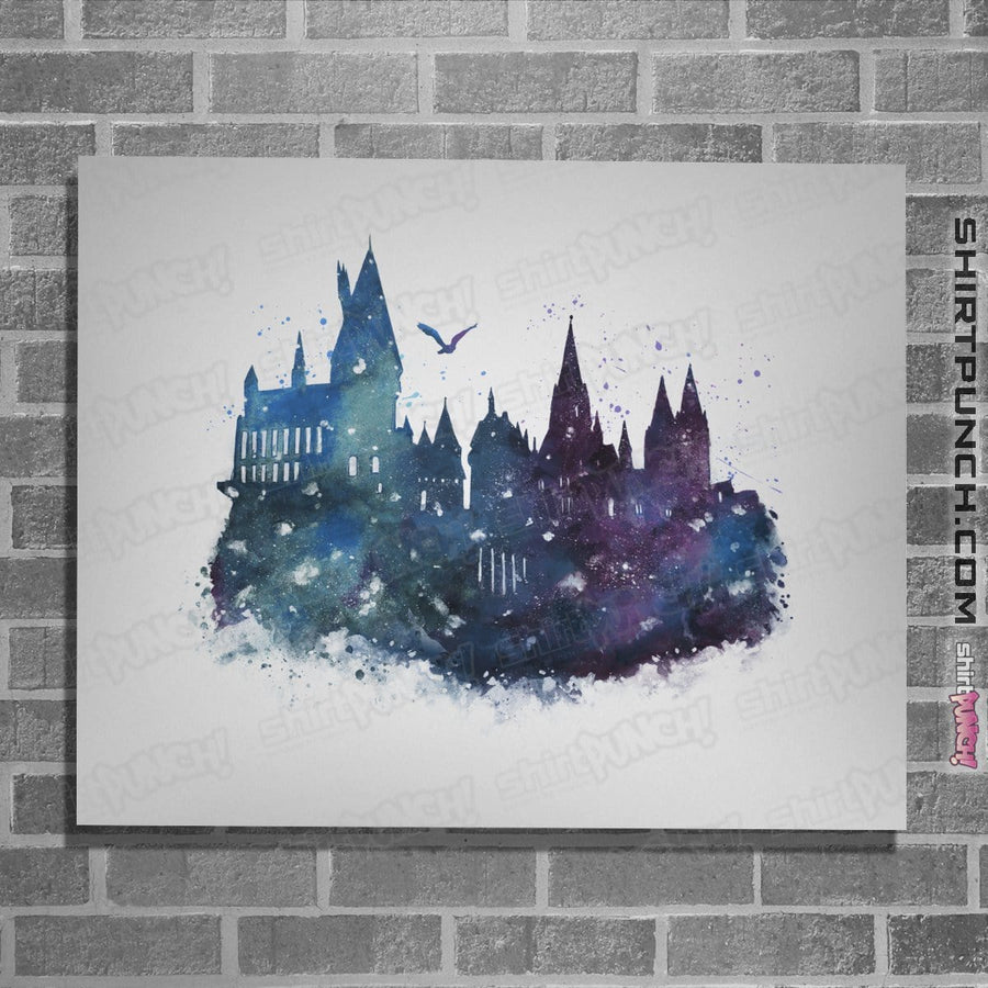 Shirts Posters / 4"x6" / White Watercolor School