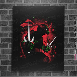 Daily_Deal_Shirts Posters / 4"x6" / Black Rebel Ninja