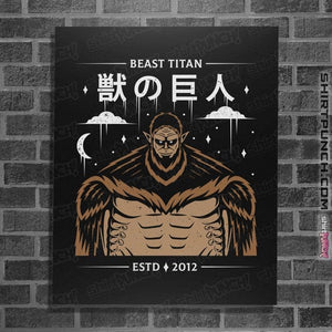 Shirts Posters / 4"x6" / Black Zeke's Titan
