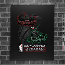Load image into Gallery viewer, Shirts Posters / 4&quot;x6&quot; / Black Wizard All Stars
