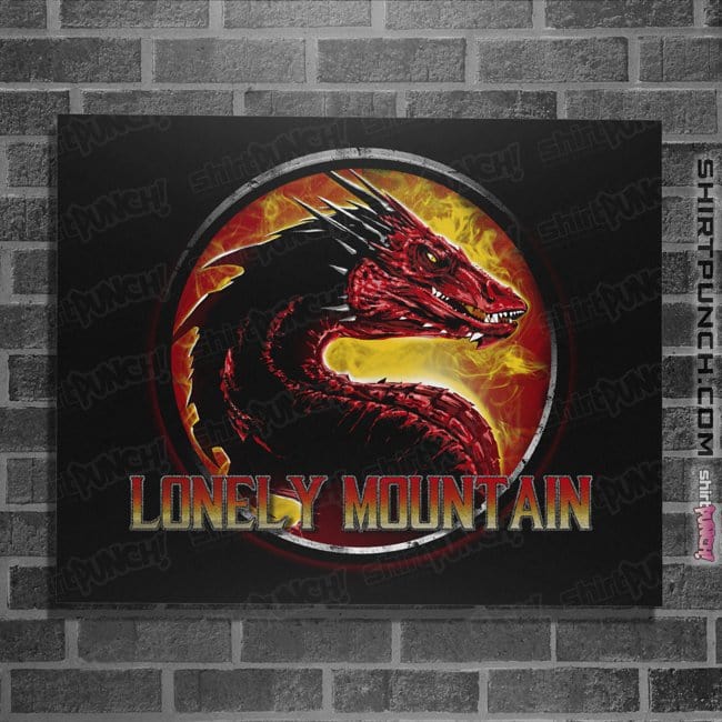 Shirts Posters / 4"x6" / Black Lonely Mountain
