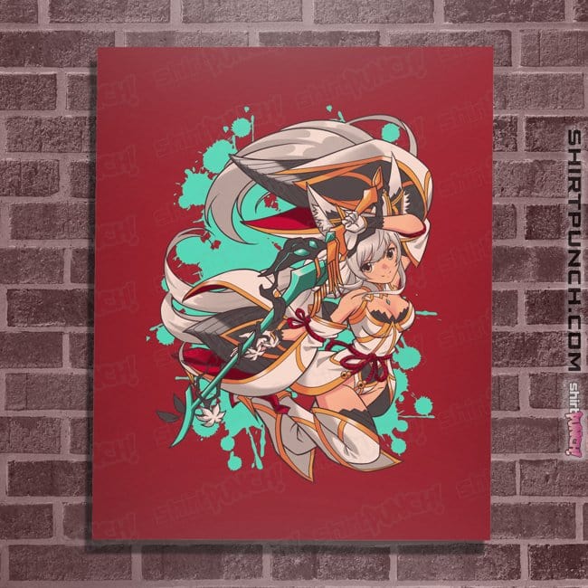 Daily_Deal_Shirts Posters / 4"x6" / Red Water Blade