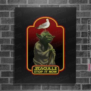 Secret_Shirts Posters / 4"x6" / Black Seagulls