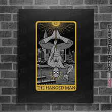 Load image into Gallery viewer, Shirts Posters / 4&quot;x6&quot; / Black Tarot The Hanged Man
