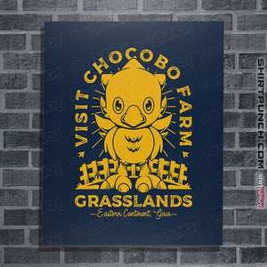 Shirts Posters / 4"x6" / Navy Grasslands Area Farm