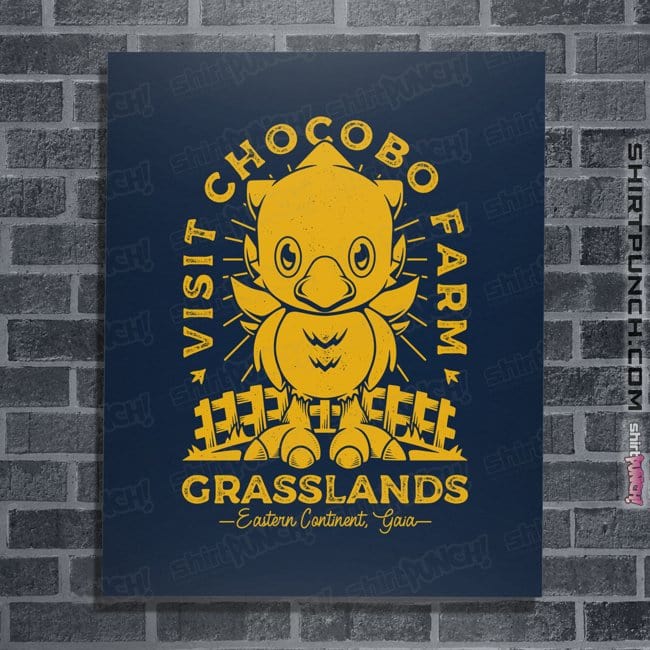 Shirts Posters / 4"x6" / Navy Grasslands Area Farm