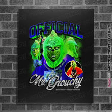 Load image into Gallery viewer, Shirts Posters / 4&quot;x6&quot; / Black Mr Grouchy x CoDdesigns Bootleg Hip Hop tee
